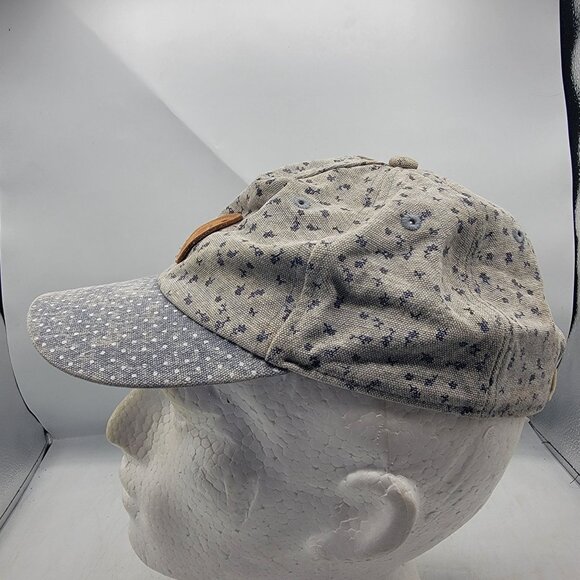 Vintage Vans Floral Print Baseball Cap With Leather Strap - Picture 2 of 8